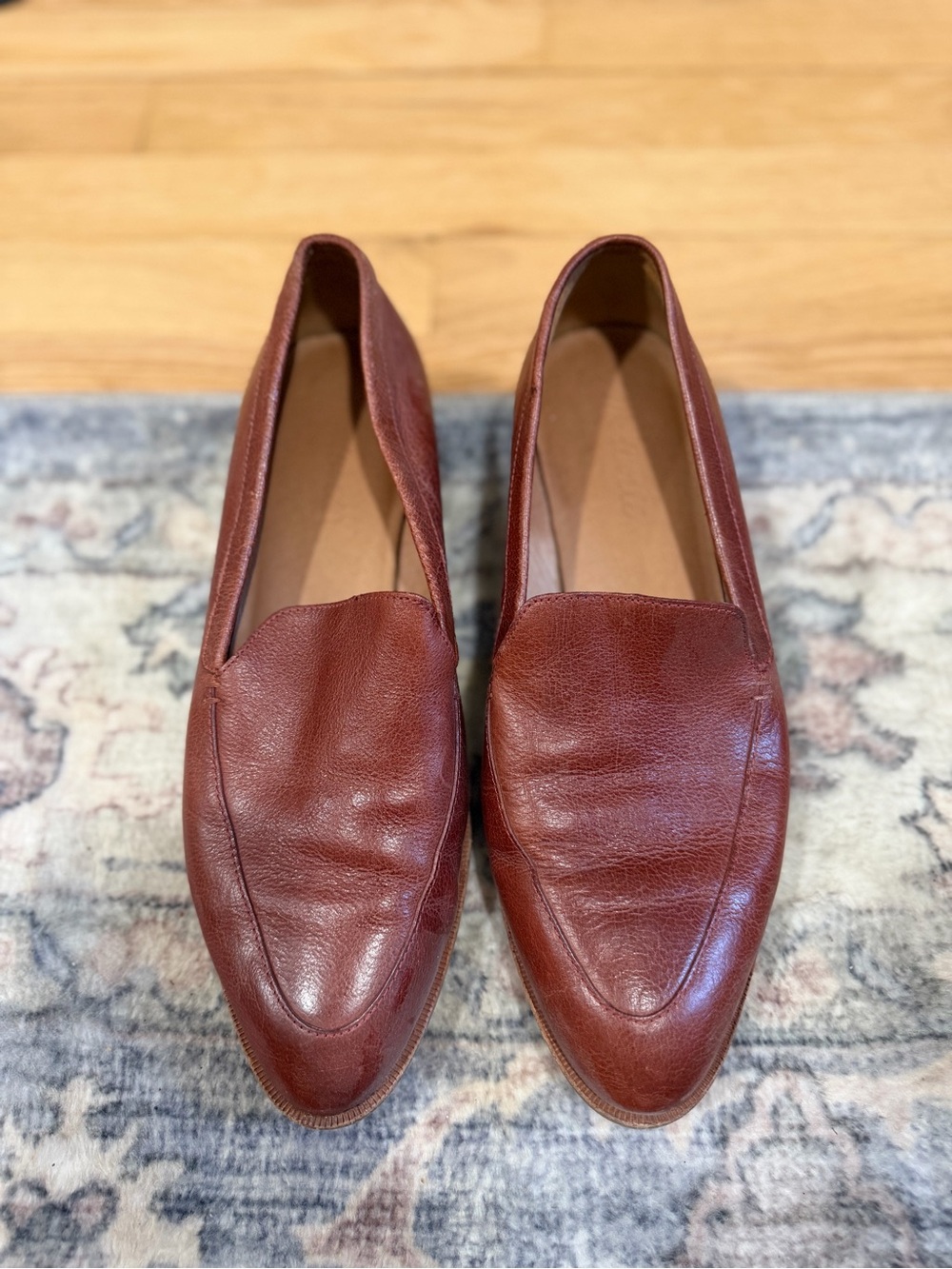 Madewell Women's Leather Loafers in Brown - Classic Slip-On Style